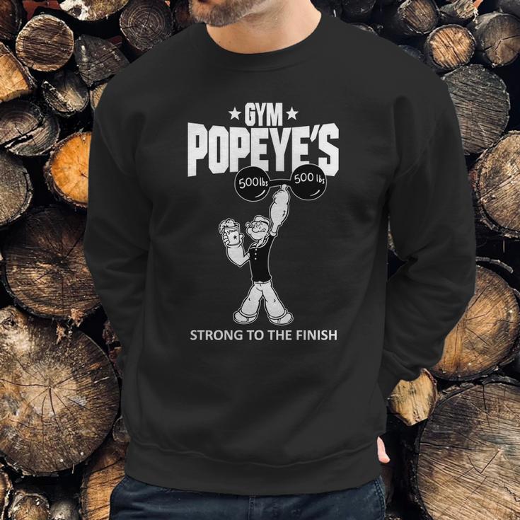 Popeye Gym Funny Sweatshirt Gifts for Him