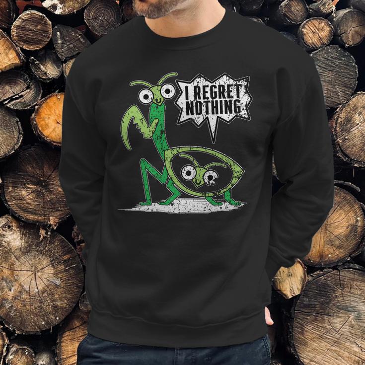 Praying Mantis Weathered Valentines Day Sweatshirt Gifts for Him