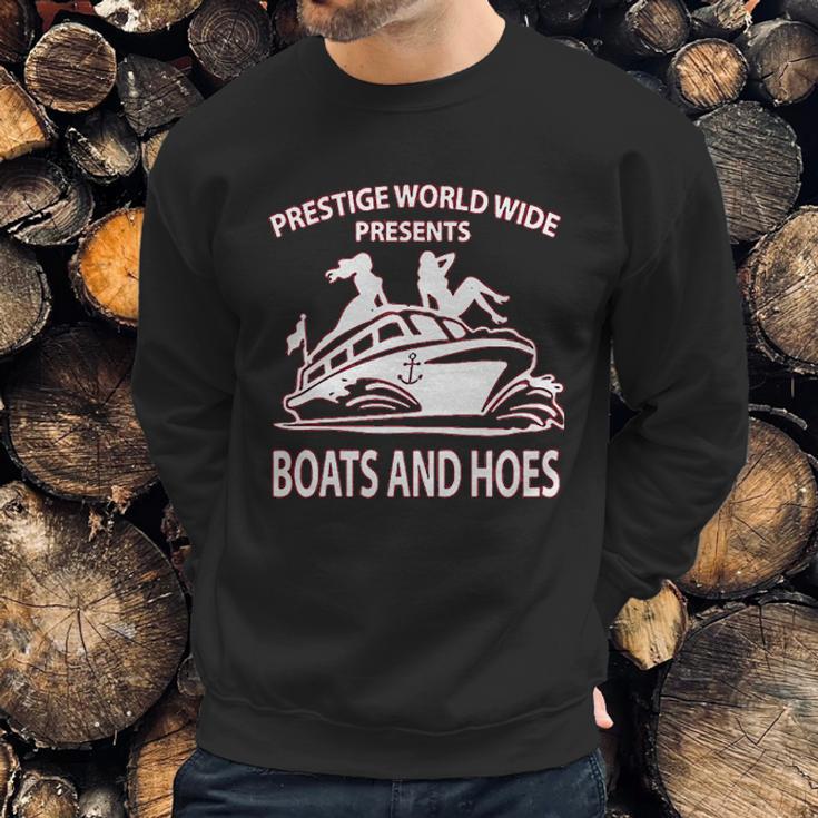 Prestige Worldwide Boats And Hoes Funny Movie Inspired Step Brothers Drinking Sweatshirt Gifts for Him