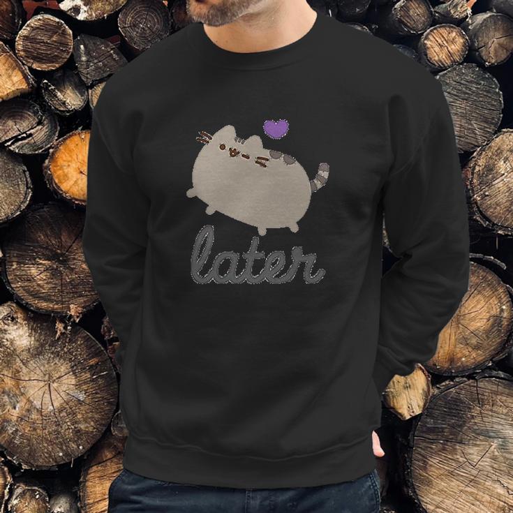 Pusheen Ladies The Catthe Cat Vintage Juniors Sweatshirt Gifts for Him