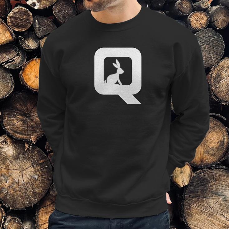 Qanon Follow The White Rabbit Qanon Tee Sweatshirt Gifts for Him