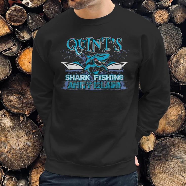 Quints Shark Fishing 10532 Sweatshirt Gifts for Him