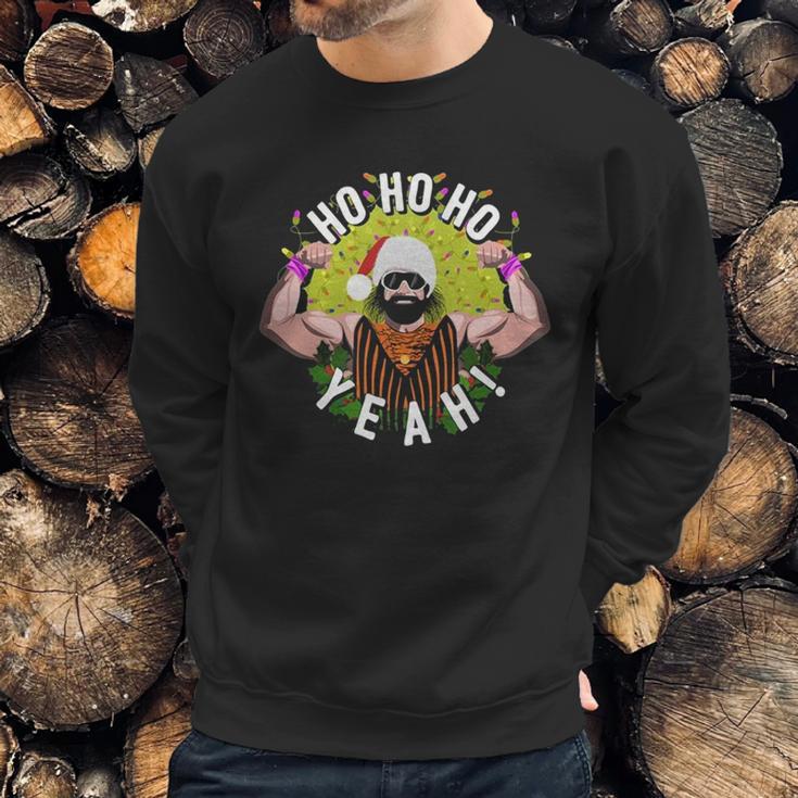 Randy Macho Man Savage Santa Ho Ho Ho Sweatshirt Gifts for Him