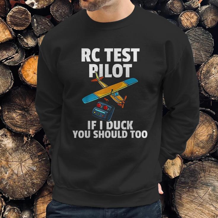 Rc Test Pilot Gift For Rc Plane Model Airplane Lover Sweatshirt Gifts for Him