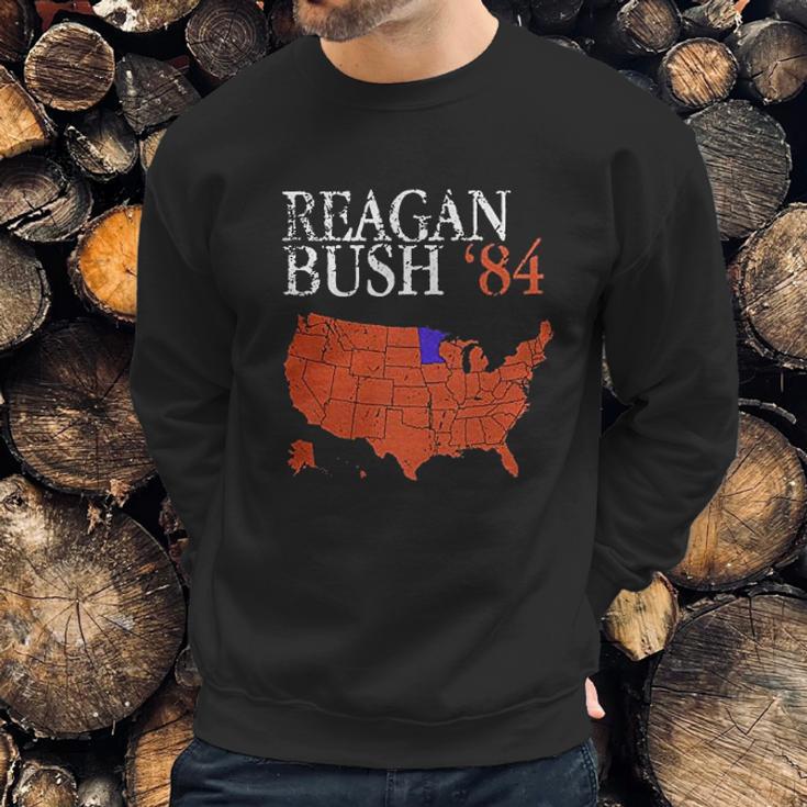 Reagan Bush 84 Vintage Distressed Style Sweatshirt Gifts for Him