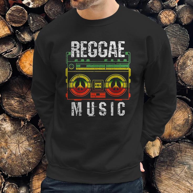 Reggae Music Peace One Love Rasta African Roots Sweatshirt Gifts for Him