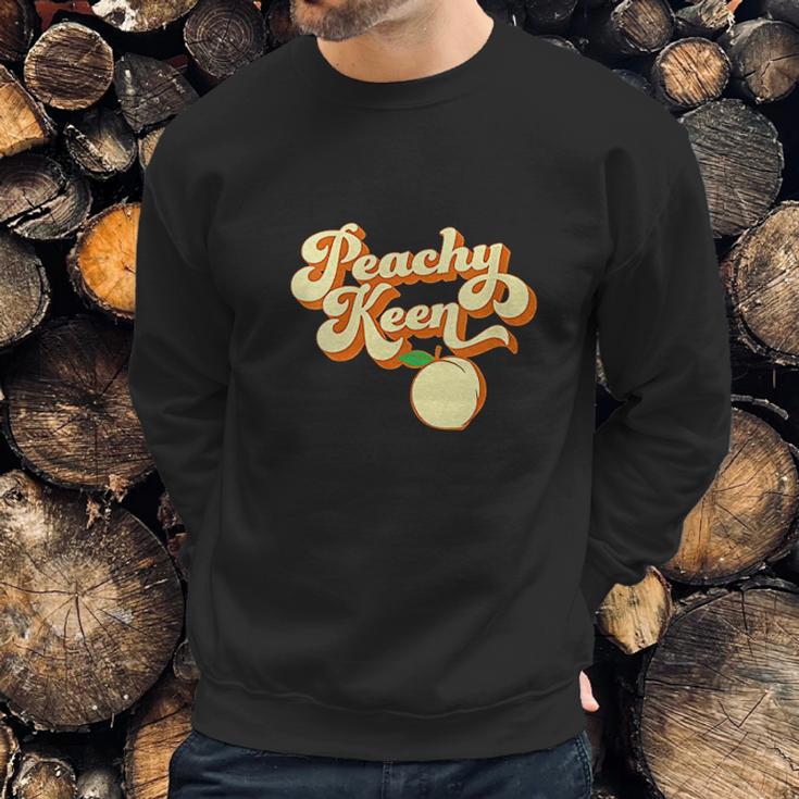 Retro 1980S Peachy Keen Sweatshirt Gifts for Him