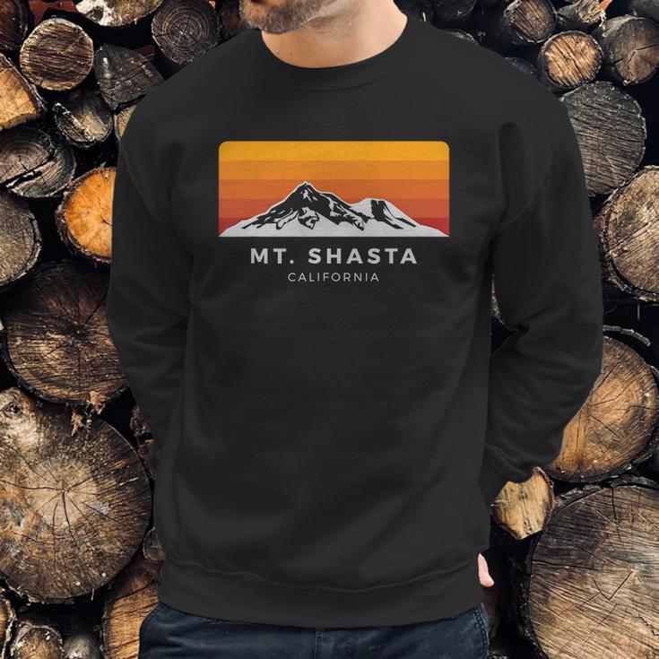 Retro Mount Shasta California Sunset Shirt Sweatshirt Gifts for Him