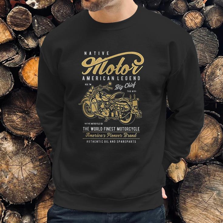 Retro Vintage American Motorcycle Indian For Old Biker Gifts Sweatshirt Gifts for Him