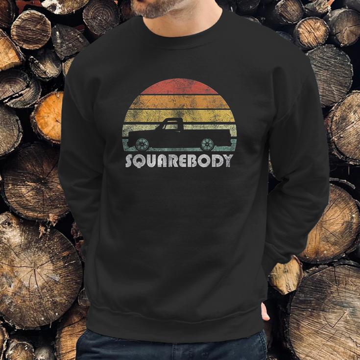 Retro Vintage Pickup Truck Squarebody Sweatshirt Gifts for Him