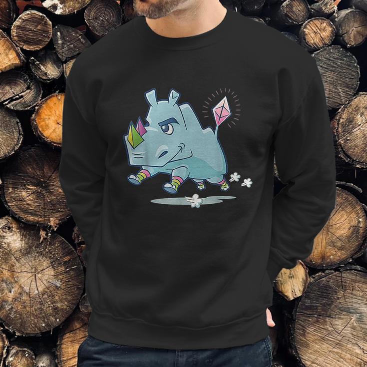 The Rhino Mascot Sweatshirt Gifts for Him