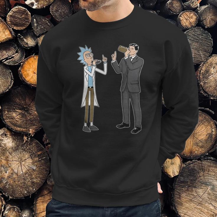 Rick And Archer Drinking Shirt Sweatshirt Gifts for Him