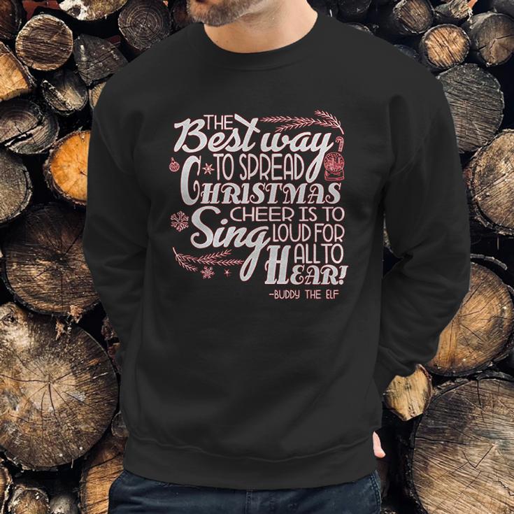 Ripple Junction Elf The Best Way To Spread Xmas Cheer Sweatshirt Gifts for Him