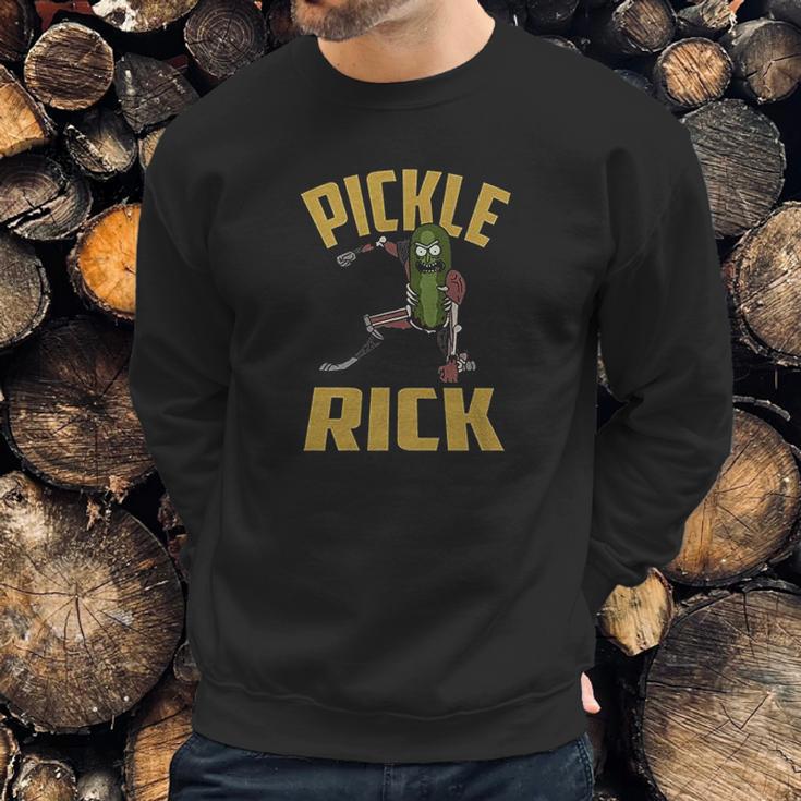 Ripple Junction Rick And Morty Pickle Rick Ground Punch Sweatshirt Gifts for Him