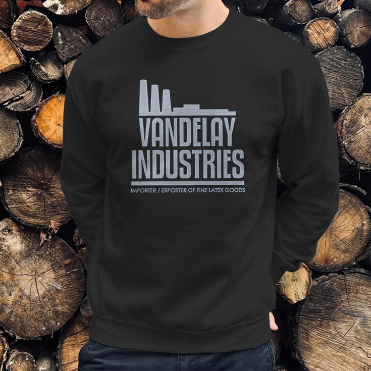 Ripple Junction Seinfeld Adult Vandelay Industries Heavy Weight Crew Sweatshirt Gifts for Him