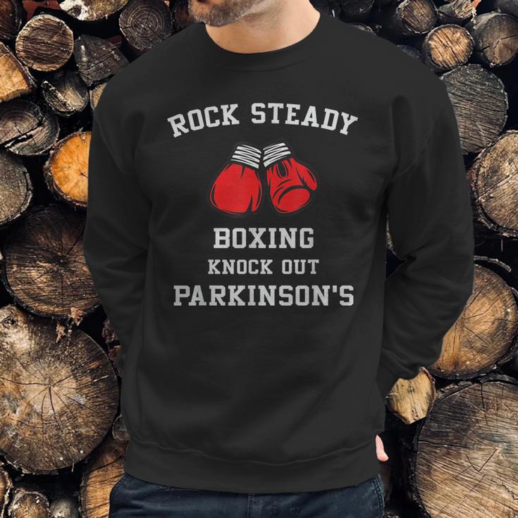 Rock Steady Boxing Knock Out Parkinsons Sweatshirt Gifts for Him