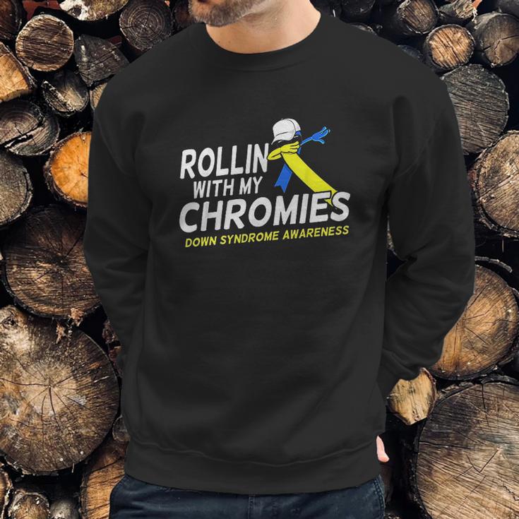 Rolling With My Chromies Sweatshirt Gifts for Him