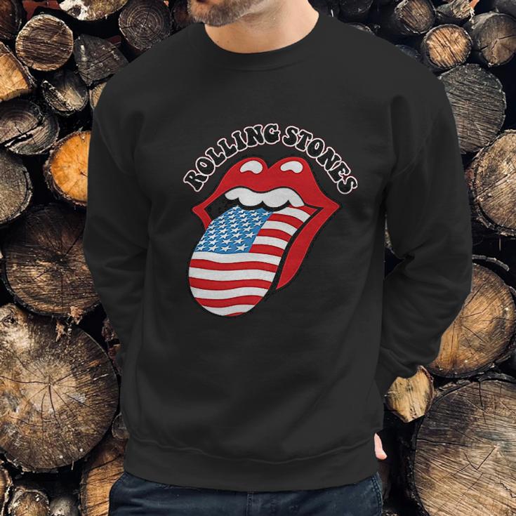 The Rolling Stones Usa Tongue Sweatshirt Gifts for Him