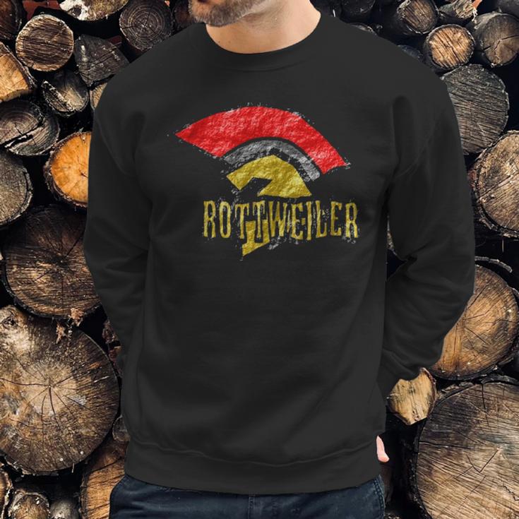 Rottweiler Spartan Sweatshirt Gifts for Him