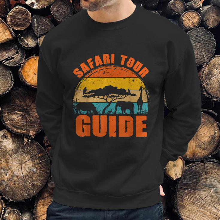 Safari Tour Guide Halloween Costume Animal Gift Sweatshirt Gifts for Him