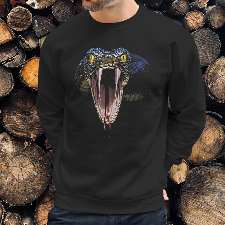 Scary Black Mamba Snake Halloween Sweatshirt Gifts for Him