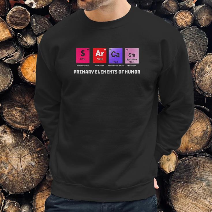 Science Sarcasm S Ar Ca Sm Elements Of Humor Sweatshirt Gifts for Him