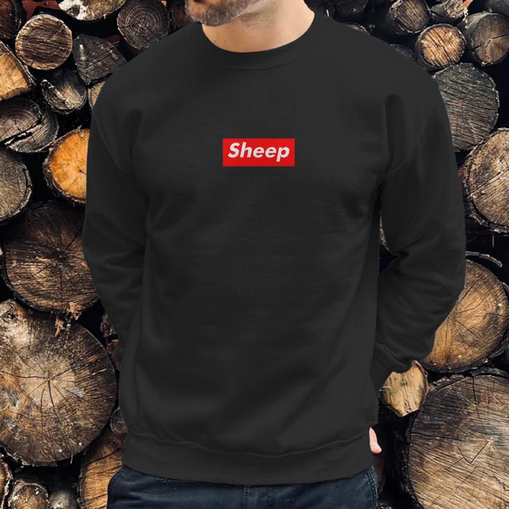 Sheep Box Logo Parody Tee Sweatshirt Gifts for Him