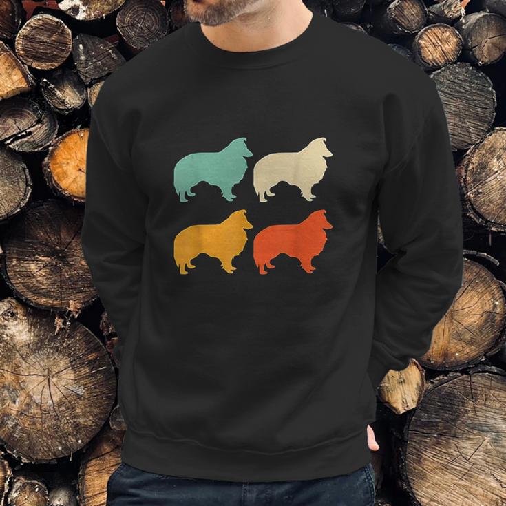 Sheltie Gift For Dog Lover Retro Sheltie Vintage Sheltie Sweatshirt Gifts for Him