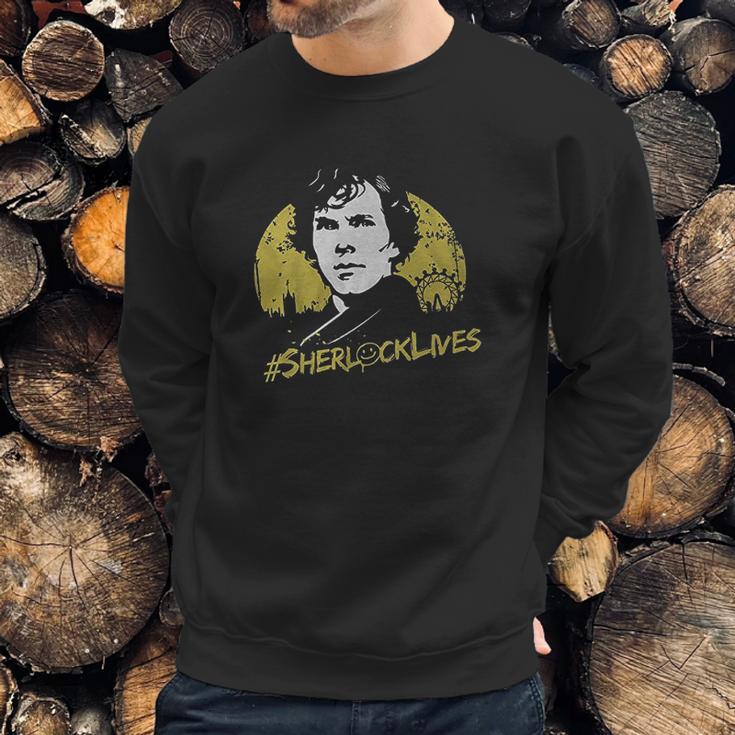 Sherlocklives Benedict Cumberbatch Nerd Sweatshirt Gifts for Him