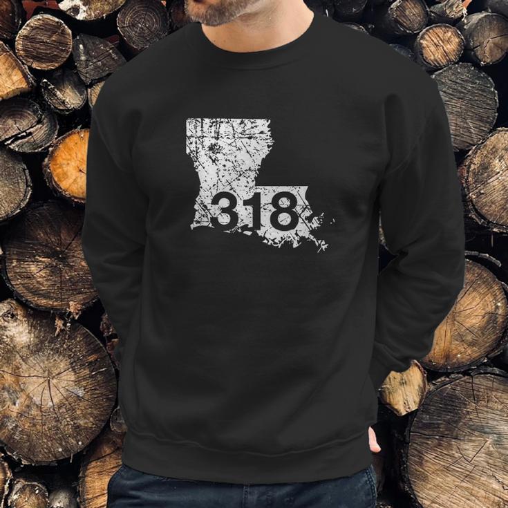 Shreveport Ruston Tallulah Area Code 318 Louisiana Sweatshirt Gifts for Him