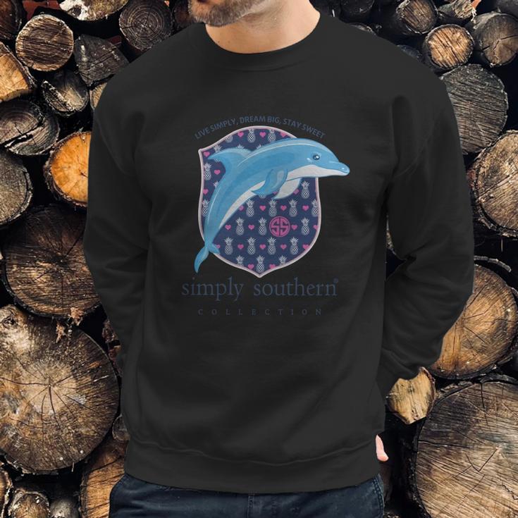 Simply Southern Blue Dolphin Sweatshirt Gifts for Him