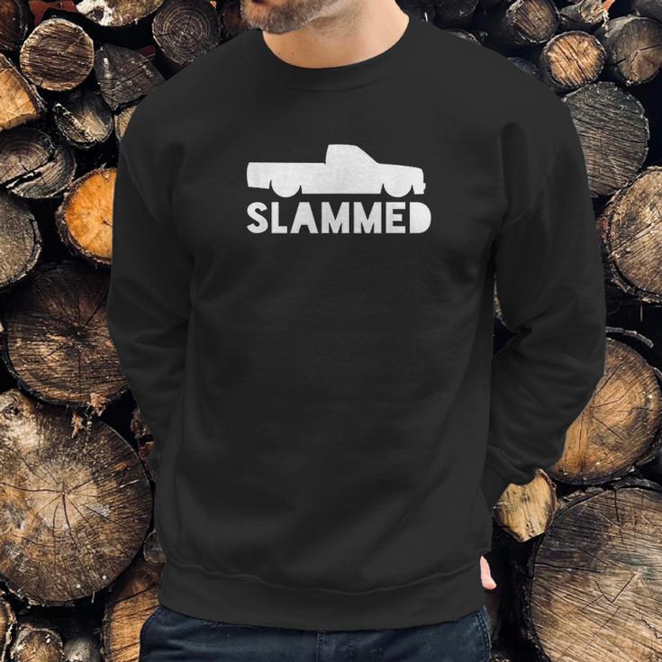 Slammed Lowrider Mini Truck Sweatshirt Gifts for Him