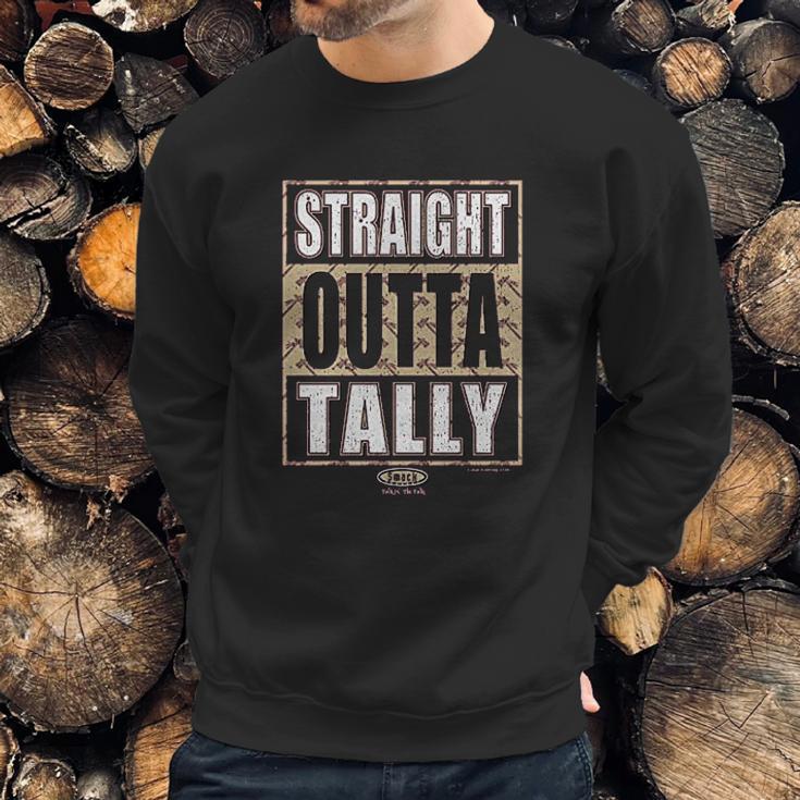 Smack Apparel Florida State Football Fans Straight Outta Tally Garnet Sweatshirt Gifts for Him