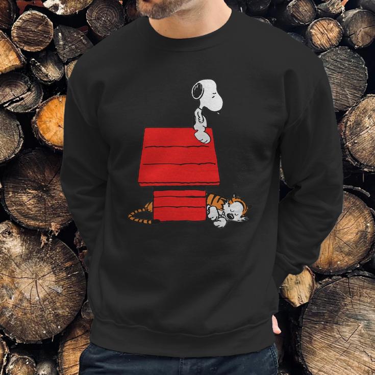 Snoopy And Hobbes Sweatshirt Gifts for Him