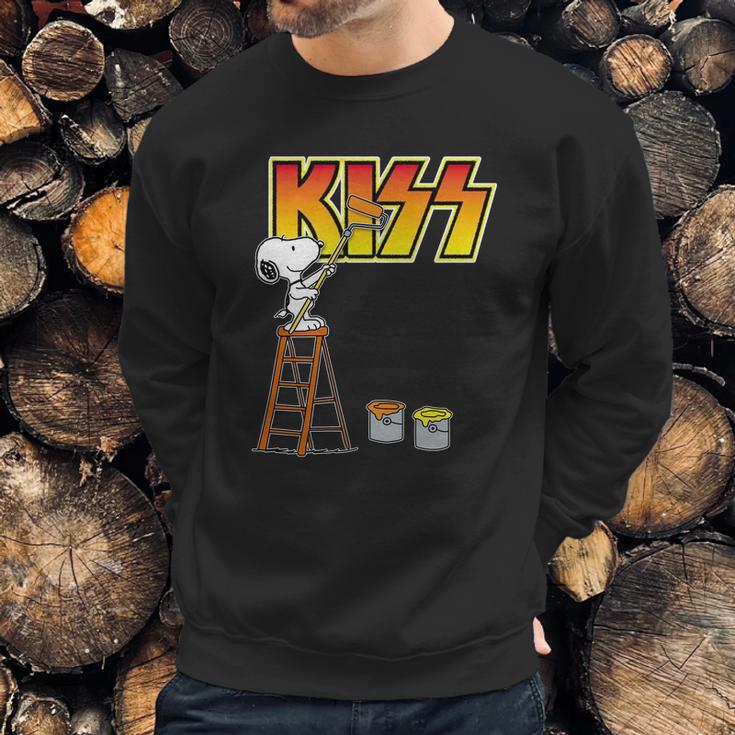 Snoopy Paint Kiss Sweatshirt Gifts for Him