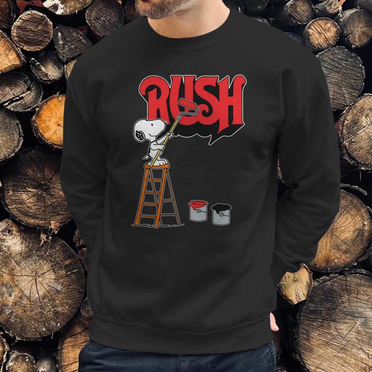 Snoopy Paint Rush Sweatshirt Gifts for Him