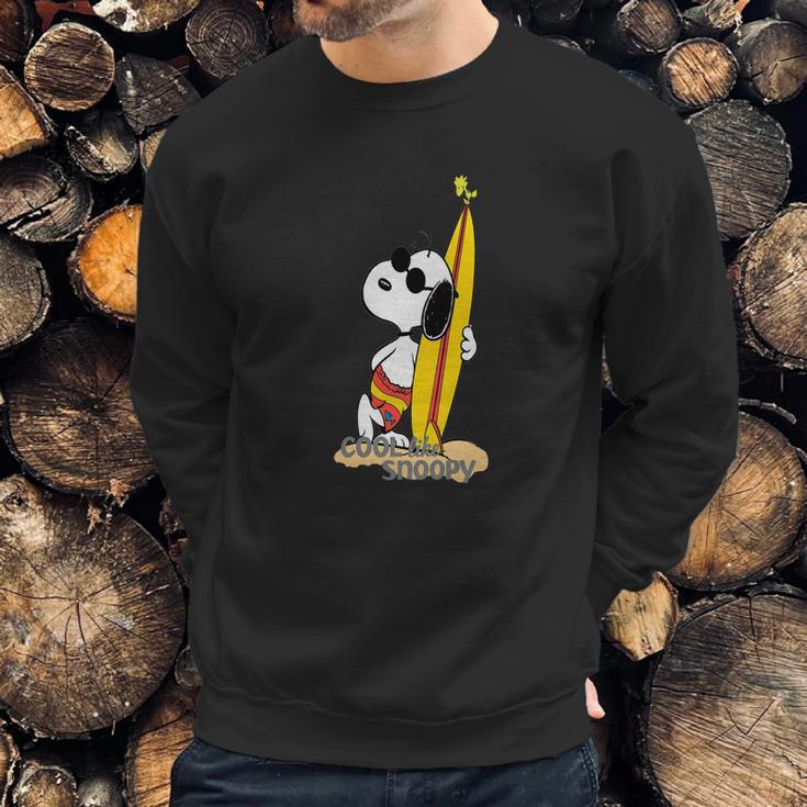 Snoopy Surfing Sweatshirt Gifts for Him