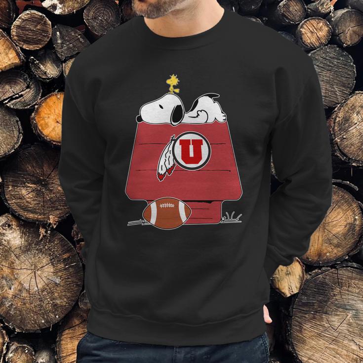 Snoopy Utah Utes Fans Sweatshirt Gifts for Him