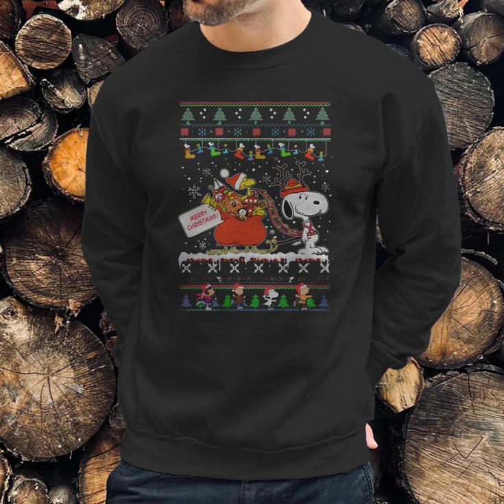 Snoopy Xmas Tshirt Sweatshirt Gifts for Him