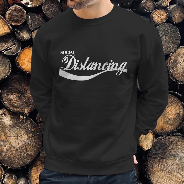 Social Distancing Cola Logo Sweatshirt Gifts for Him