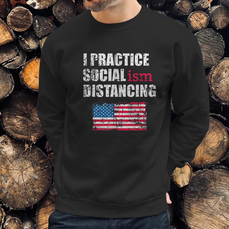 Socialism Funny Social Distancing Socialist Sweatshirt Gifts for Him