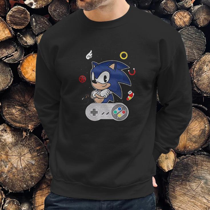 Sonic Cute Simple Black Sweatshirt Gifts for Him