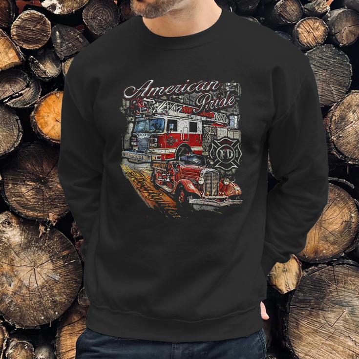 Spartan American Pride Firefighter Sweatshirt Gifts for Him