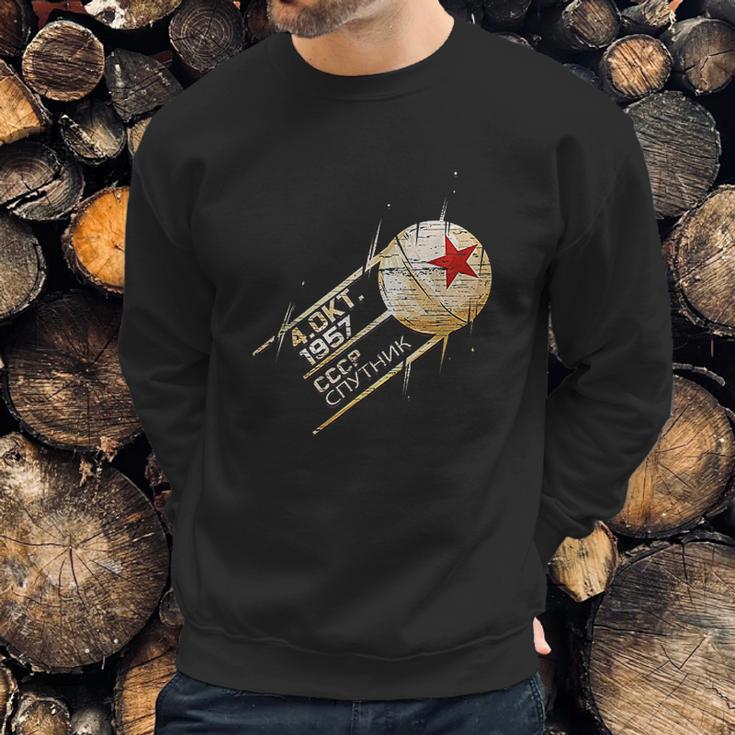 Sputnik Space Satellite Russian Soviet Union 1957 Cccp Gift Sweatshirt Gifts for Him