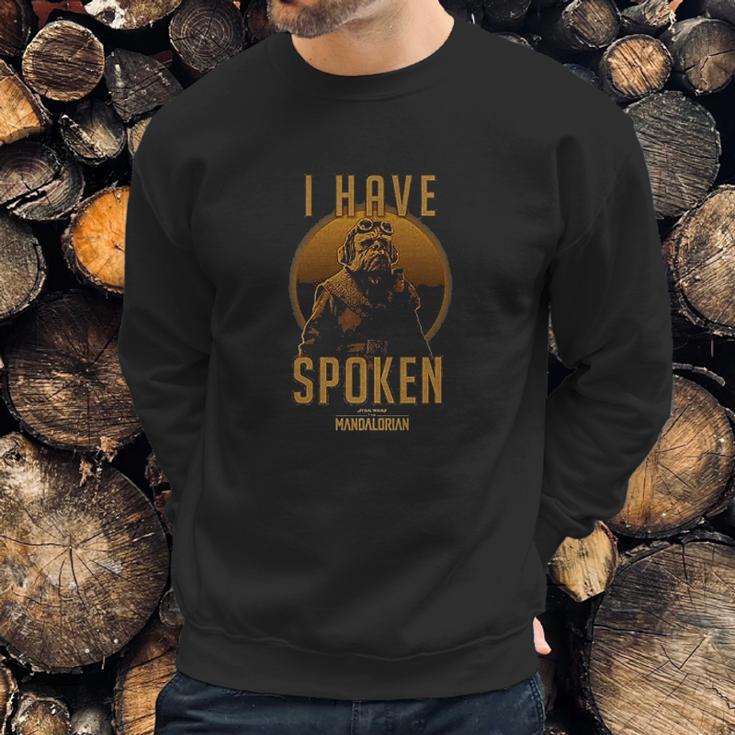 Star Wars The Mandalorian Kuiil I Have Spoken Circle Sweatshirt Gifts for Him