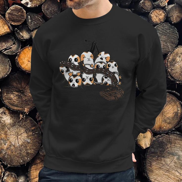 Star Wars Porgs Playing With Chewbaccas Things Sweatshirt Gifts for Him