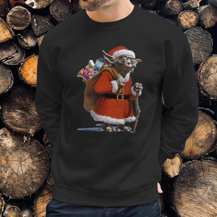 Star Wars Yoda Santa Claus Ugly Faux Sweatshirt Gifts for Him