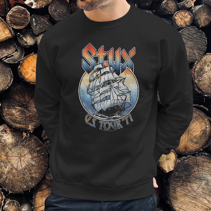 Styx 1977 Tour Black Sweatshirt Gifts for Him