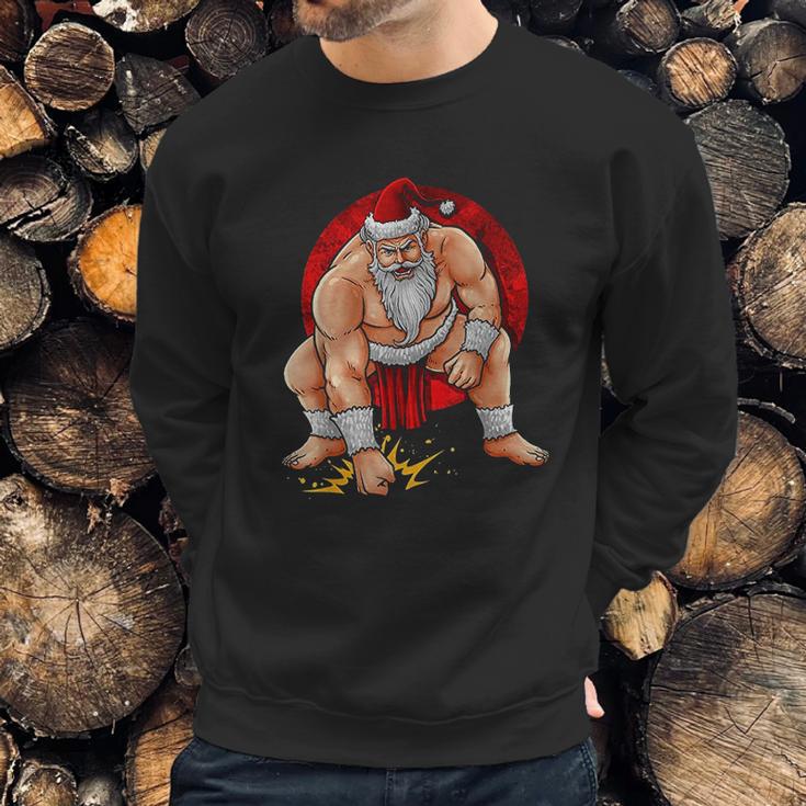 Sumo Santa Sweatshirt Gifts for Him