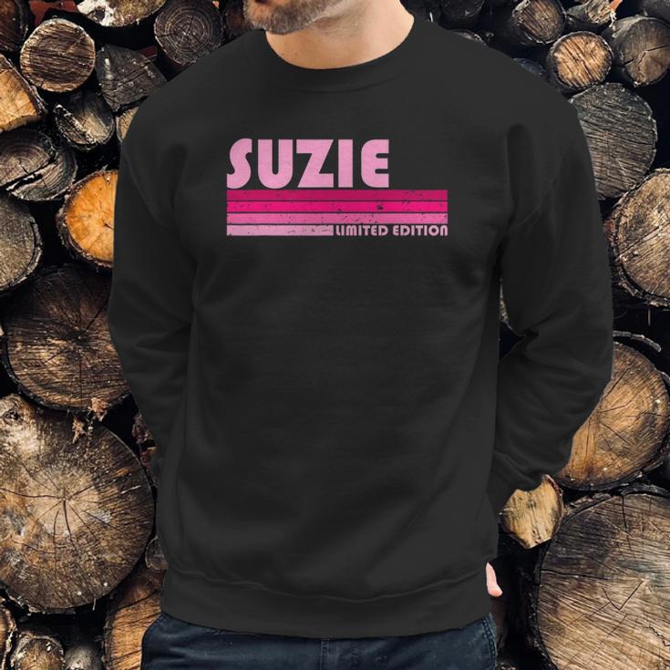 Suzie Name Personalized Retro Vintage 80S 90S Birthday Sweatshirt Gifts for Him